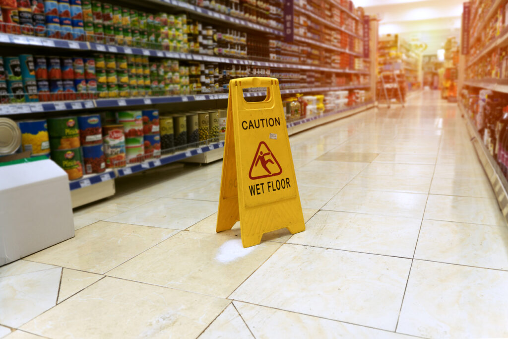 Retail Store Warning Sign