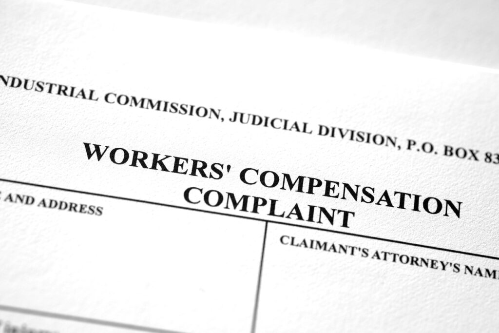 Worker's compensation form